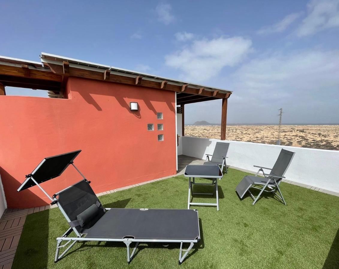 Villa Marie Agradable Y Tranquila Maison Con Piscina Corralejo Eksteriør bilde